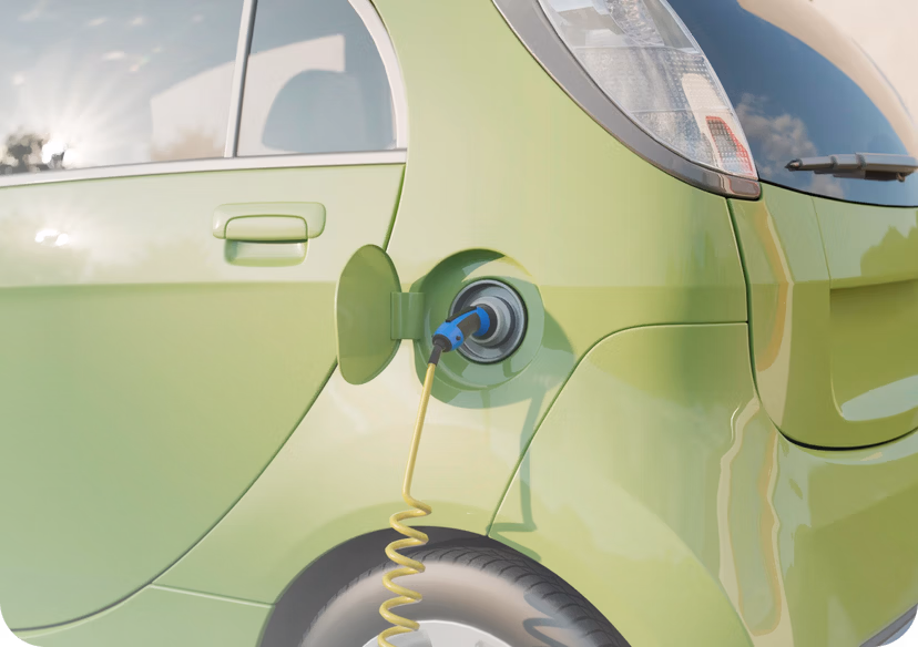 Company cars are 100% electric